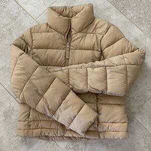 Love Tree Beige Light Puffer Jacket